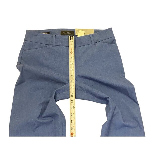 Talbots Pants Women's Size 2 Blue Hampshire Ankle MSRP $109 NWT - Picture 6 of 9